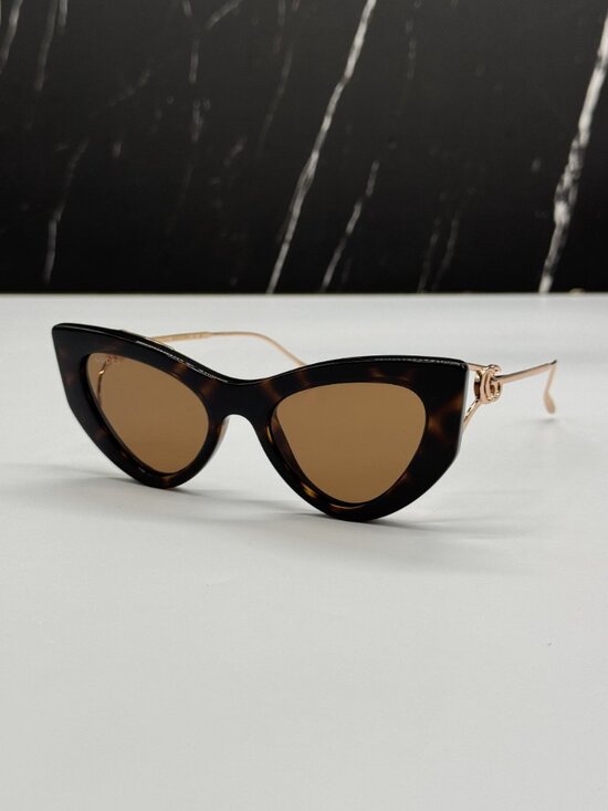 NEW GUCCI GG1565S 002 HAVANA/GOLD WOMEN SUNGLASSES main image 9